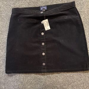 Black Velvet Skirt